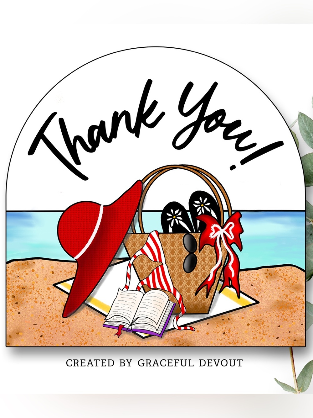 Thank You! 2" (inches) Stickers